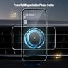 Magnetic Car Phone Holder Rotatable Wireless Charger Type C LED Light for iPhone 16 15 14 13 12 Pro Max Fast Charging Station