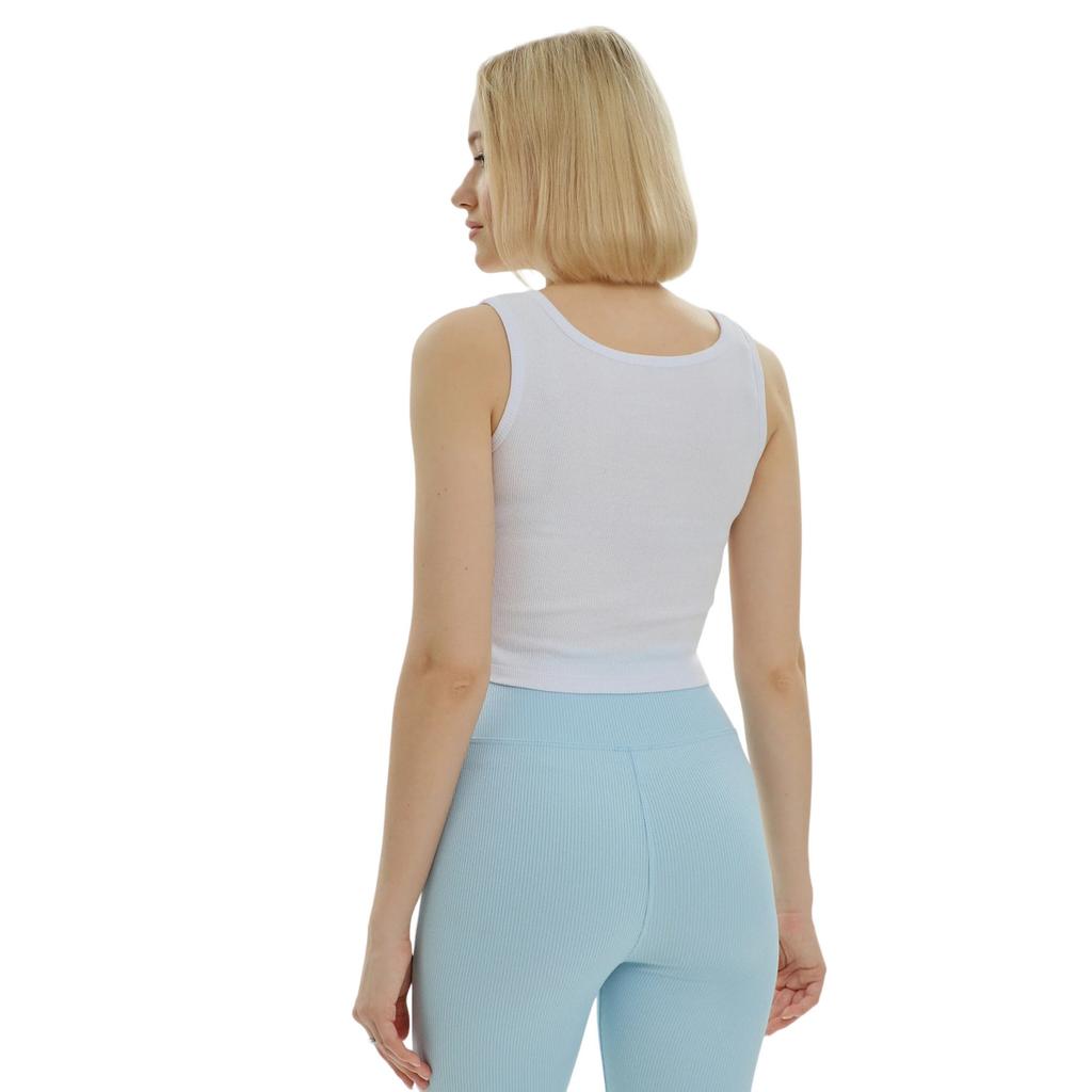 Top crop cu nasturi Lookus pentru femei/doamne Mercan