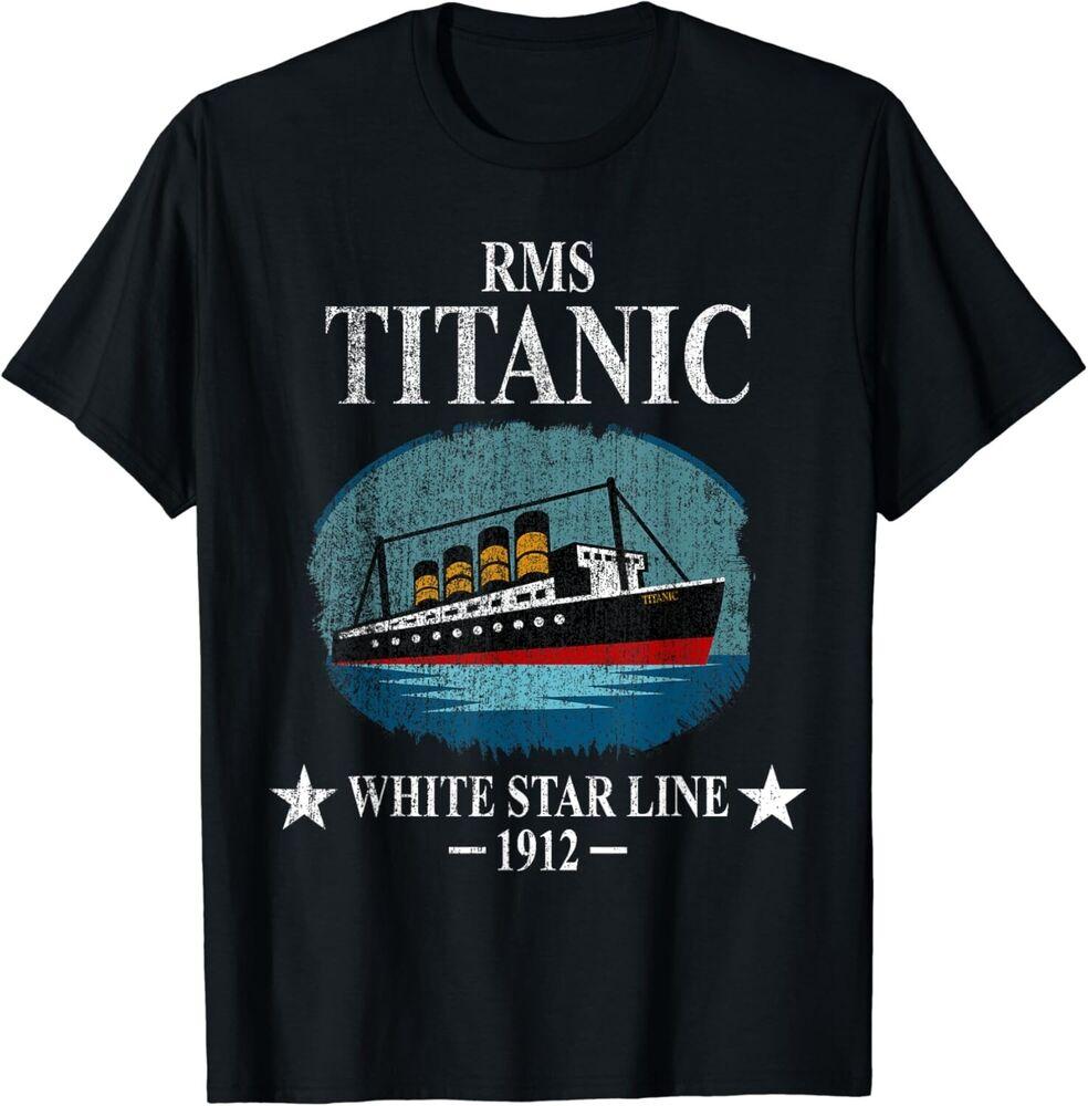 RMS TITANIC White Star Line Cruise Ship 1912 Boys Girls Gift Unisex T-Shirt