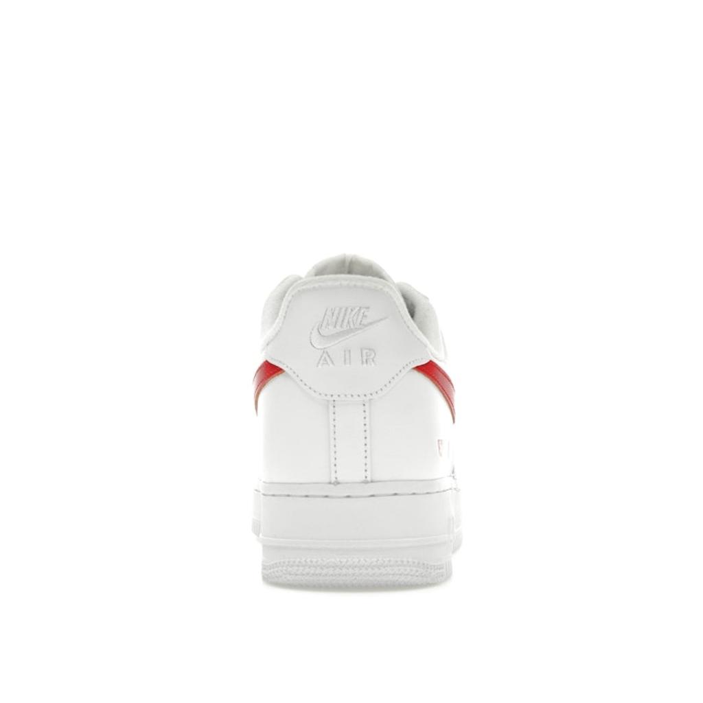 Nike Supreme X Air Force 1 Low Box Logo - Speed Red Shanghai Exclusive Unisex Sneakers White CU9225-101