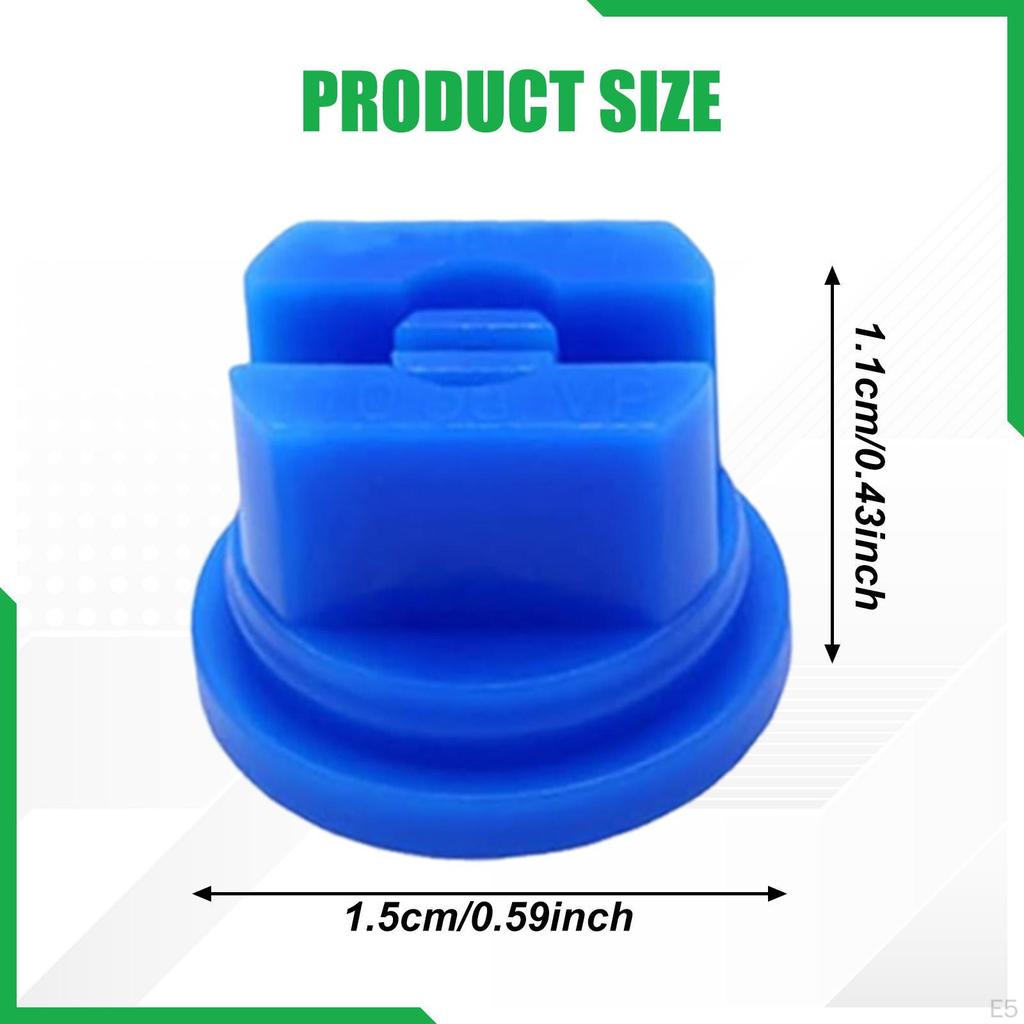 20 110-degree Flat Spray Nozzles for Garden And Agricultural Irrigation.