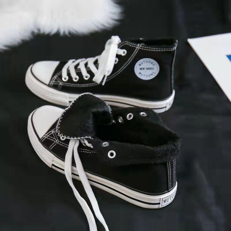Cloth shoes men's and women's shoes new couple high-top canvas shoes casual single shoes