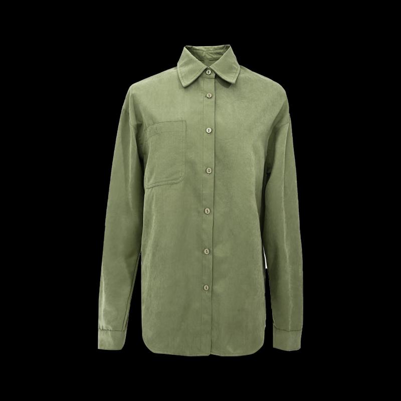 Women's Elegant Loose Fit Long Sleeve Blouse