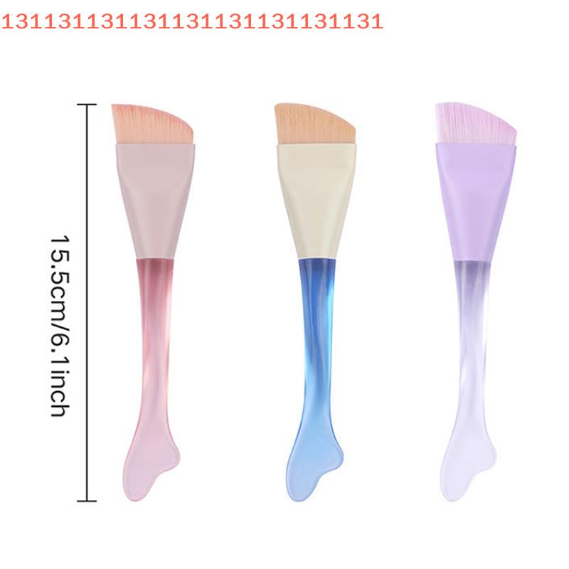 Traceless Mask Brush Mixed Cream Makeup Tool for All Skin Types Beauty Makeup Brushes Double-Headed Flat Foundation Brush