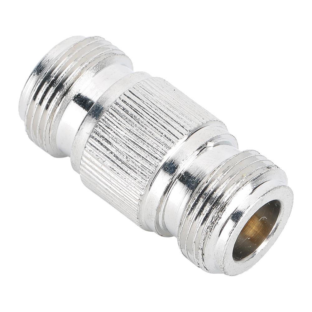 2PCS N Female Double Pass Connector for N Type Male Coaxial Cables Antennas Radio