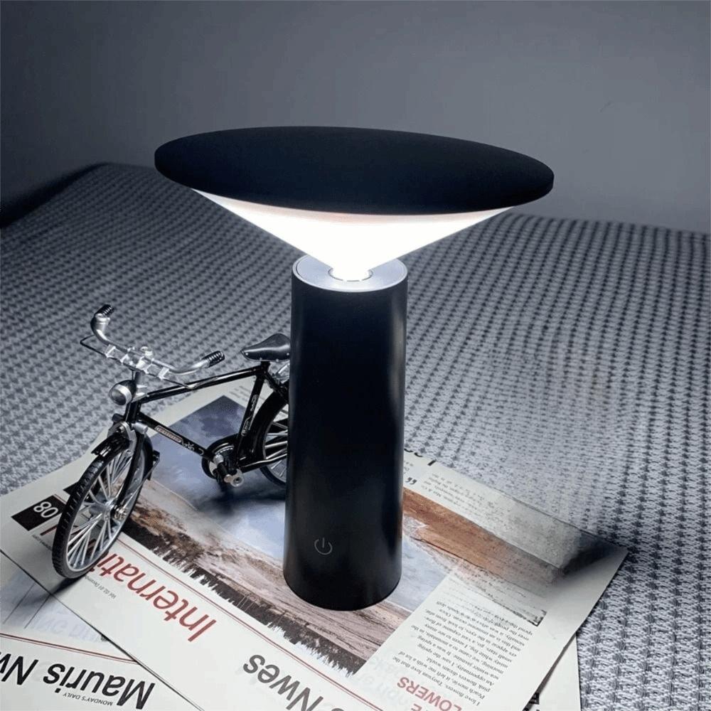 USB Charging Port Chargeable Desk Lamp Dimmable Brightness USB LED Table Lamp  Study Room