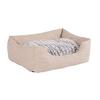 Lit pour chien - dibea - db00730 - beige - 60 x 50 cm - coussin réversible