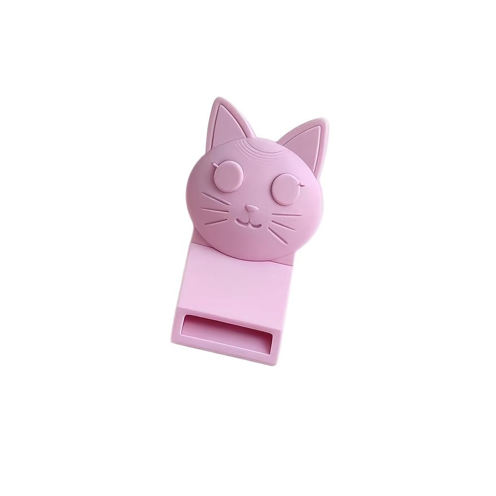 Cute Cat Bottle Opener Novelty Beer Bottle Opener Silicone non-slip can opener Cute kitchen gadgets suitable for beer and soda White Cat розовый