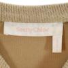 SEE BY CHLOE Long Sleeve Knit Trainer XS Beige Women Used