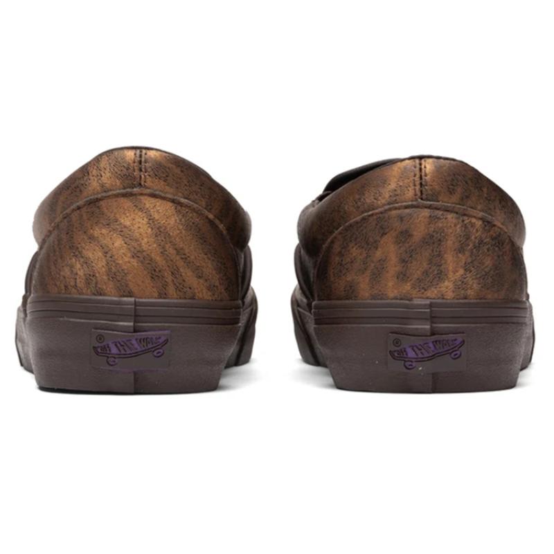 Vans Needles X Vans Vault Classic Slip On V 'Animal Print Brown' Vans VN0A3QXY2GU