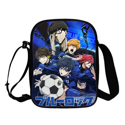 Neue Blaue Gefängnis Animation Peripherie 3D Vollfarbdruck Tragbare Umhängetasche Teenager Crossbody Tasche