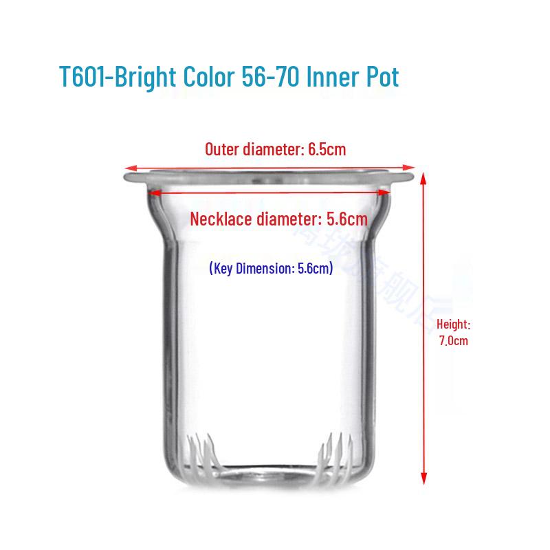 Teapot Tea Infuser with Heat-Resistant Glass Filter and Steaming Cooking Liner