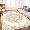 Retro French Countryside Area Rug Waterproof Non Slip Floor Carpet for Living Room Bedroom Study Home Decor