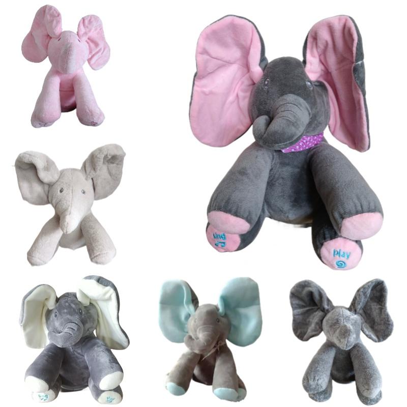 Entzückendes Elefanten-Plüschtier mit beweglichen Ohren Perfektes Babygeschenk