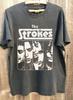 Summer Men's Pure Cotton Vintage The Strokes Band T-shirt Stylish Loose and Breathable Suitable for Everyday Wear