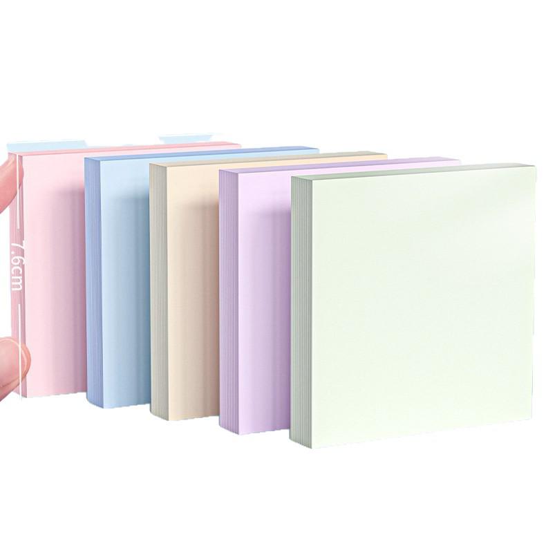 Morandi Strong Adhesion Sticky Notes: Large, Pure Color, Self-Adhesive Strips for Student Use