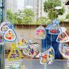 Spring-Themed DIY Transparent Cellophane Bookmark Kit for Kids
