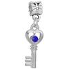 2pcs /Lot 45 Styles Key &Lock Sparkling Beads Charm Pendant Fit Diy Original Bracelets Necklaces For Women Men Jewelry Making