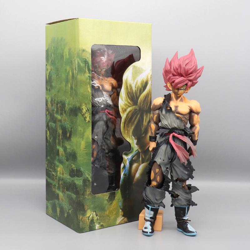 Manga Battle-Damaged Goku Figurine - Large Dragon Ball Home & Car Ornament