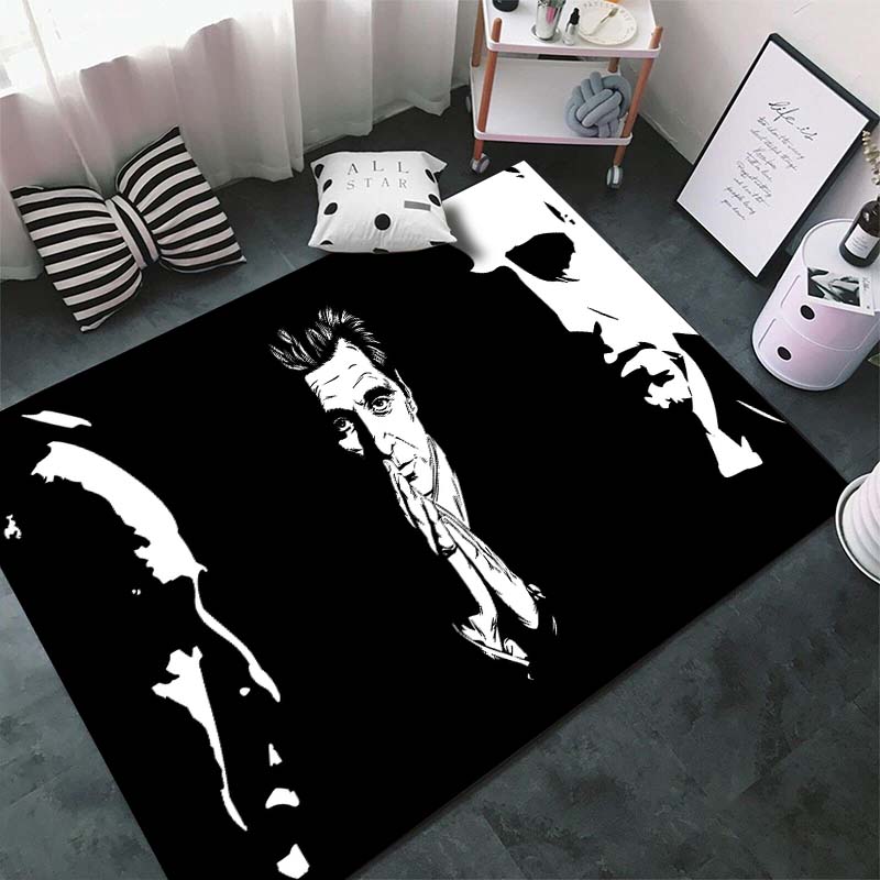 Classic The Godfather Mafia Retro Carpet Rugs for Living Rooms Bedroom Home Decor Non -slip Floor Mats Kitchen Mat Luxury Gifts