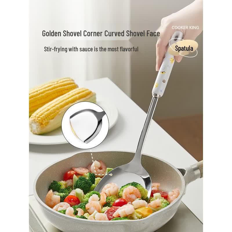 Cooker King Stainless Steel 3-Piece Kitchen Utensil Set