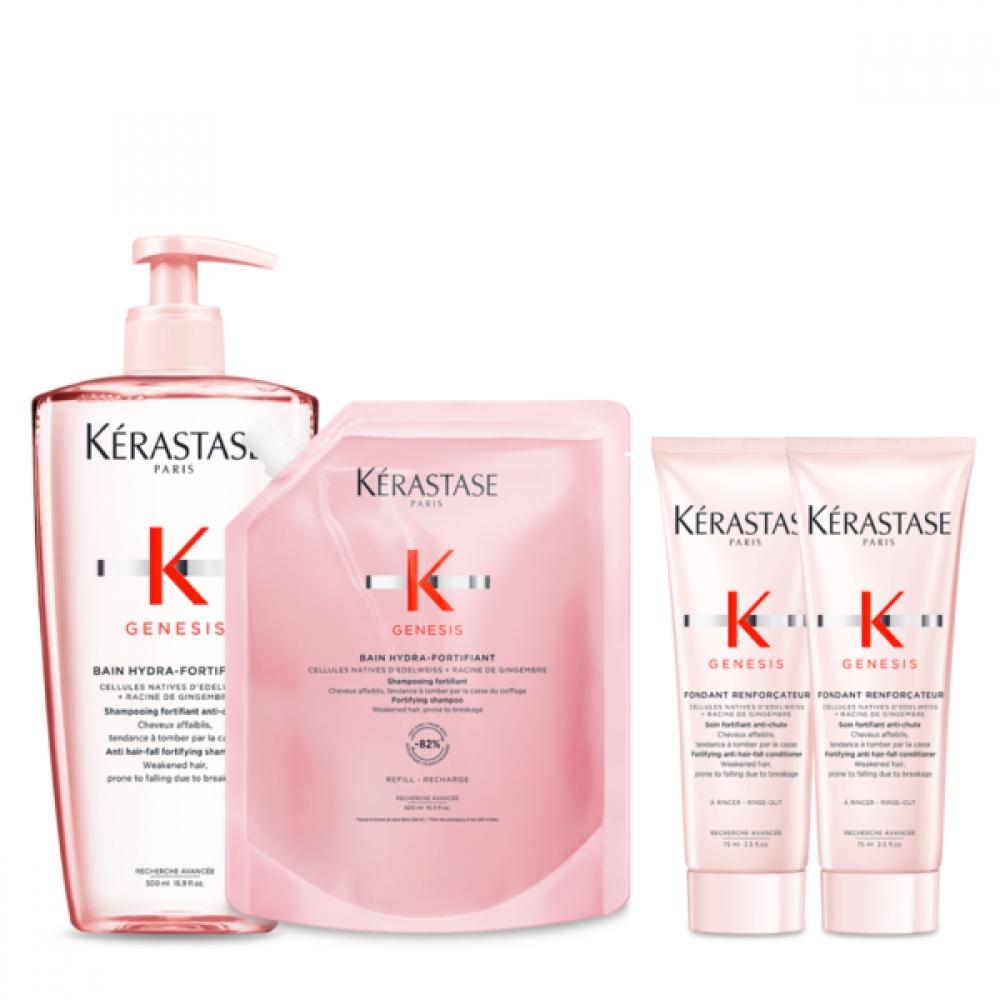 K Rastase Genesis Shampoo 1l 500ml + 500ml Refill For Thin Hair Sprout Care Single option