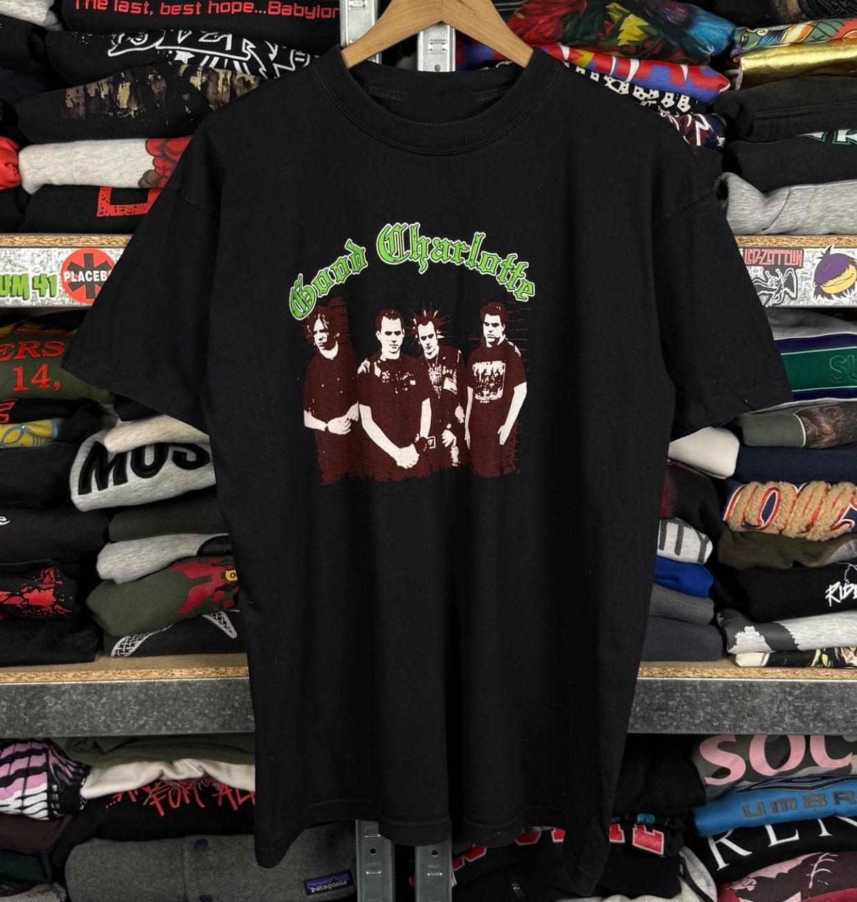 2000s GOOD CHARLOTTE PHOTO LOGO PUNK ROCK Unisex S-5XL Shirt MK458 M