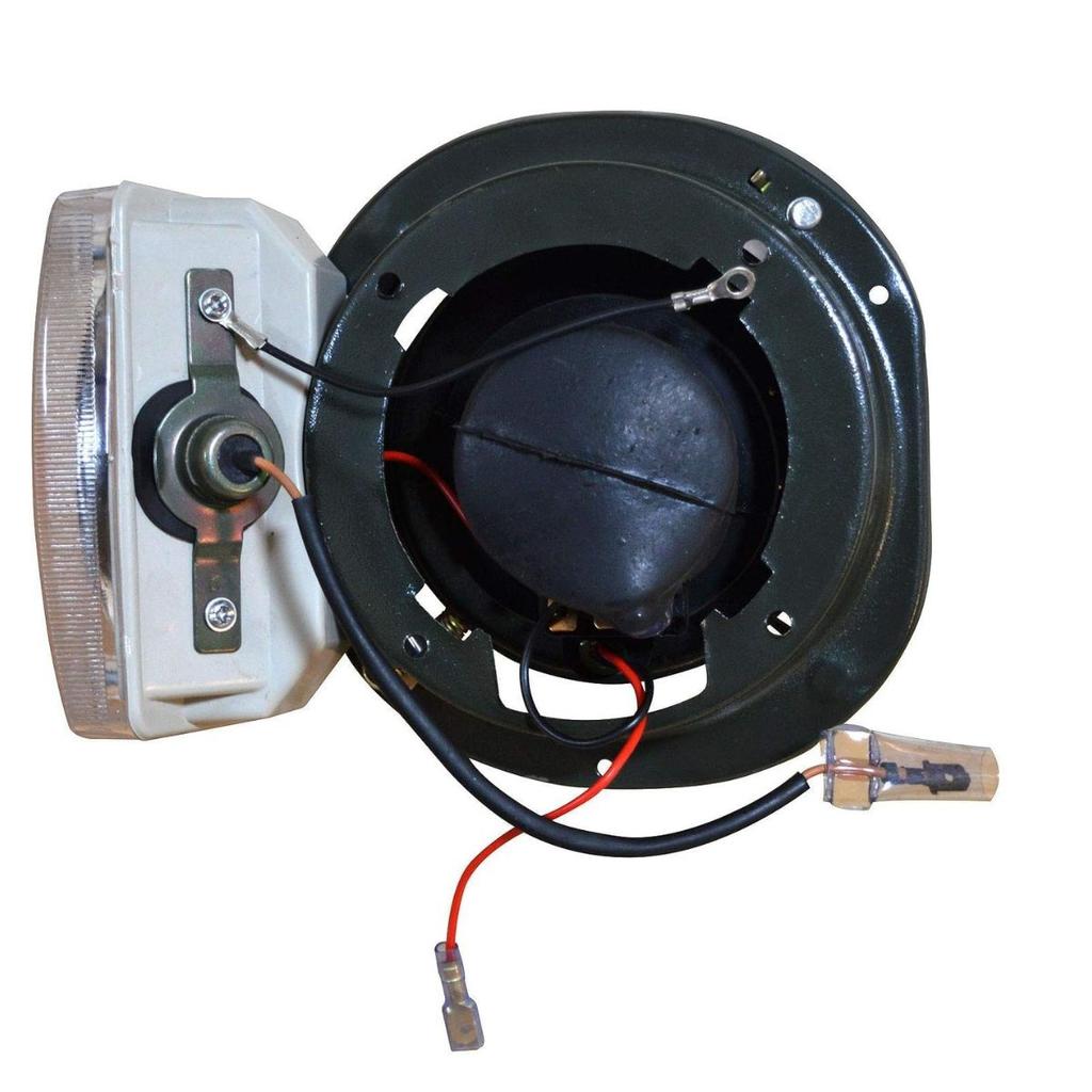 Trailer Lights Headlamp & Side Indicator Set with 12V Bulbs Suitable for Piaggio APE Three Wheeler – Set of 2 (LH+RH)