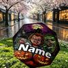 Custom Name Personalized Bride of Chucky Print Umbrella, Auto Open Close, 8‑Rib Sturdy Frame, Commute Camping Hiking Use, Birthday Gift