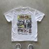 Summer Men's Pure Cotton Vintage Kill Bill Japanese Graphic T-shirt Stylish Loose and Breathable Suitable for Everyday Wear