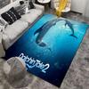 Dolphin Tale 2 Themed Carpet with Ocean Scene and Dolphins Suitable for use as an anti-slip for living room bedroom sofas
