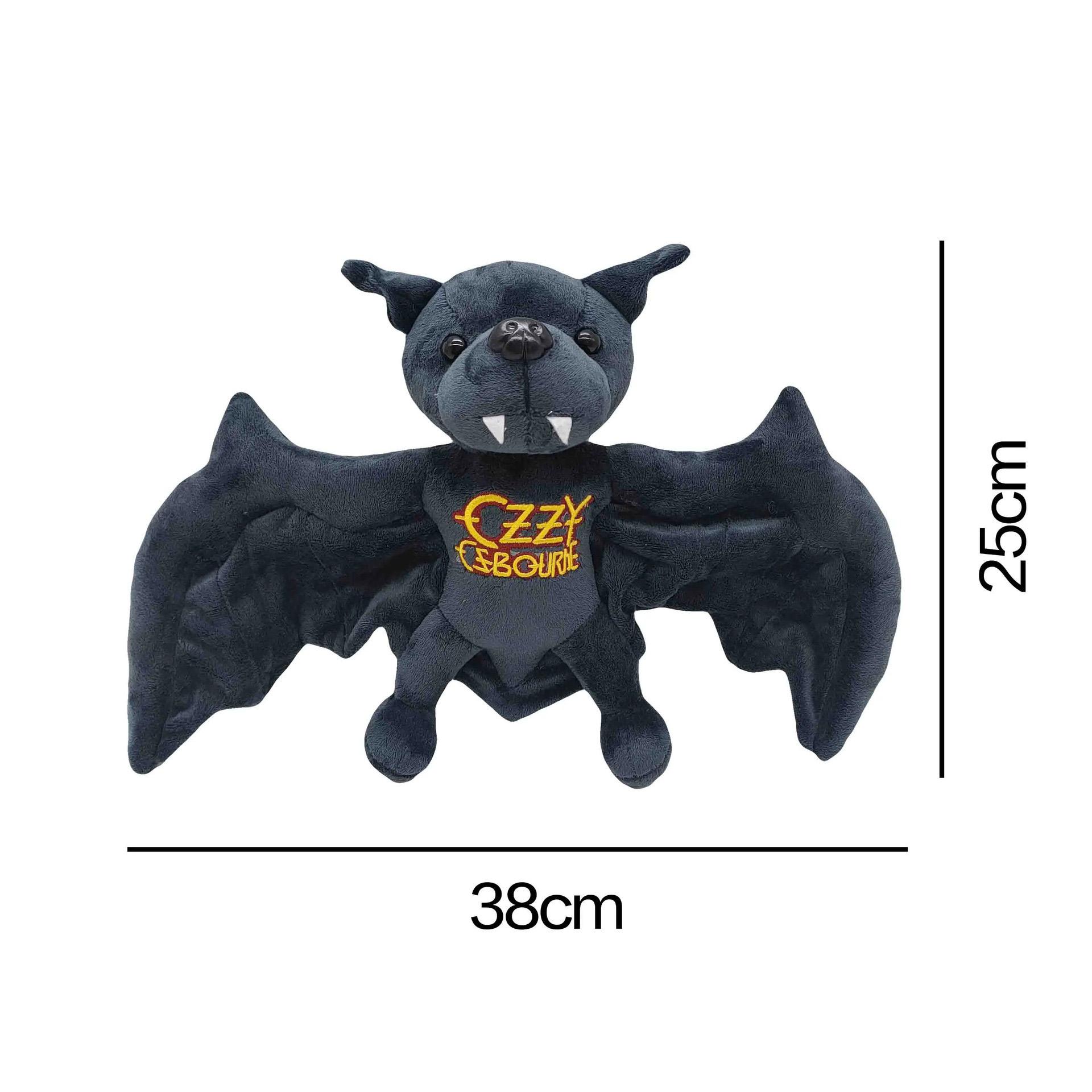 Ozzys Osbournes Bat Plush Toy Horrifying Halloween Bat Stuffed Doll for KIds Birthday Christmas Merch Plushie Gifts