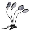 60W 4 Head LED Plant Growing Lights USB Power Supply Clip On Grow Lamp with 5 Dimmable Light Modes for Indoor Plants