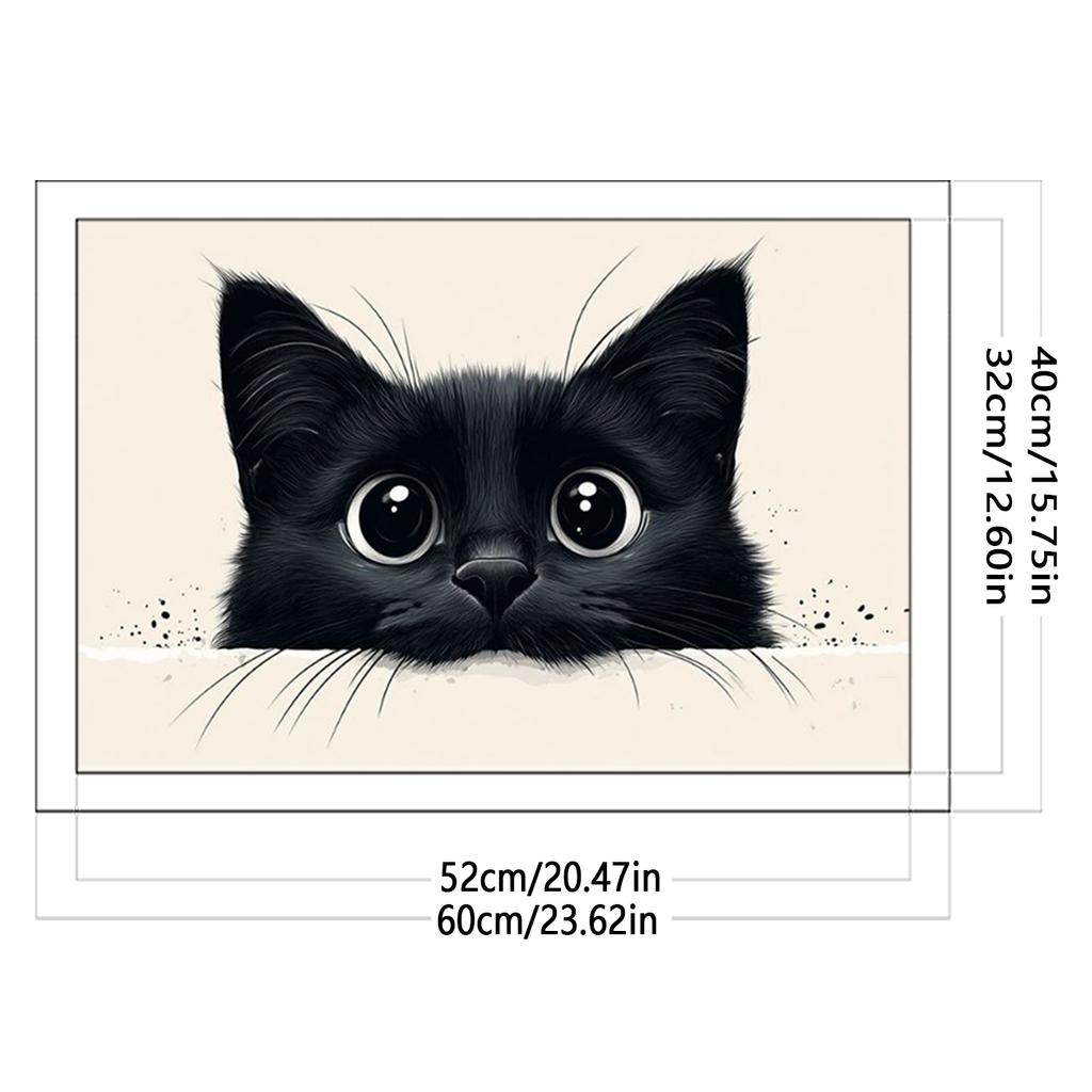 Zestaw do haftu krzyżykowego z kotem Zestaw do haftu krzyżykowego ze szklanym witrażowym latarnią morską Zestaw do haftu DIY 11CT Zestaw do rękodzieła Dekoracja domu Ozdoby