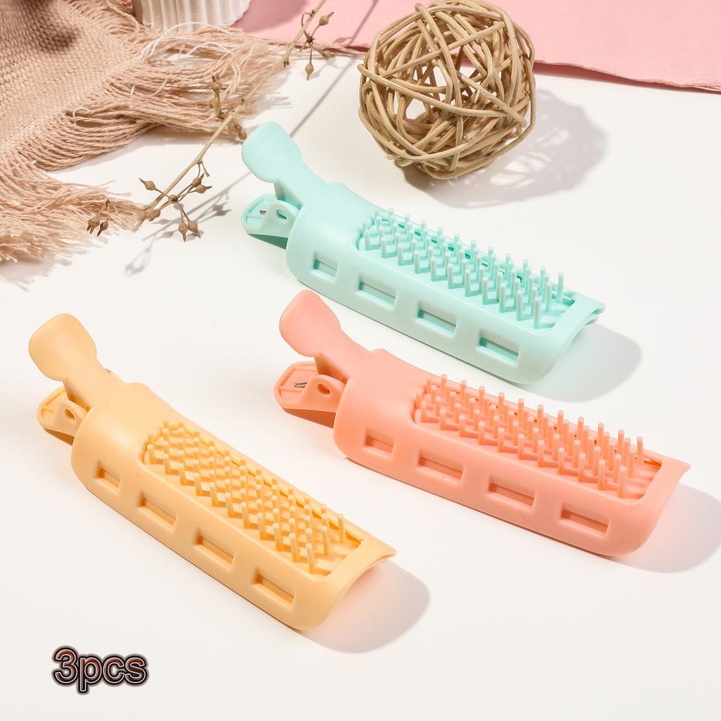 3PCS Volumizing Hair Roller Clip for Natural Hair Volume and Curl Easy-to-Use Root Lifting Clips for All Hair Types