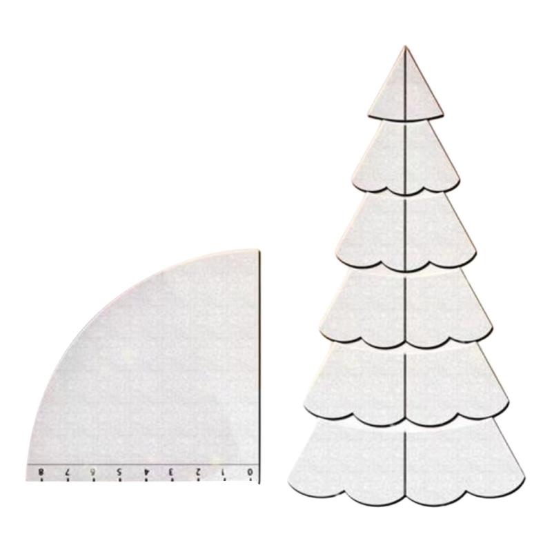 

Christmas Quilting 7PCS With PET For Sewing Projects And Decorations 8 inches