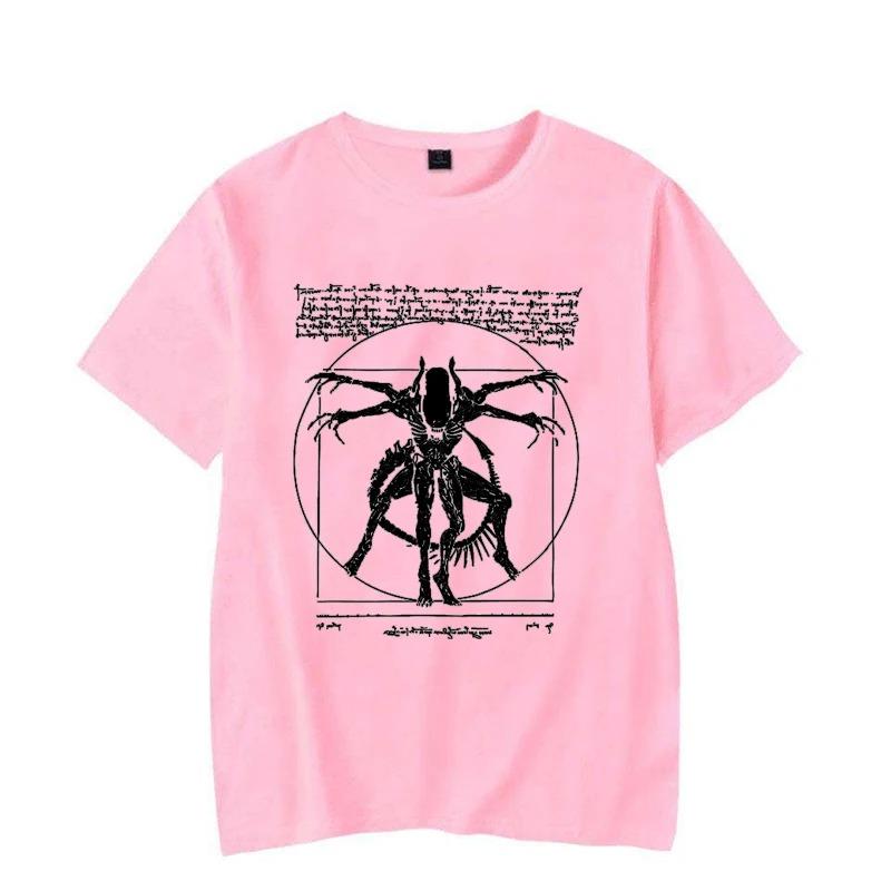 2026 Alien Men's T-Shirt - Gamer T-Shirt Da Vinci Print Women Tops Fashion Tshirt Hip Hop Streetwear Oversized Tshirt Short Sleeve Casual Clothing