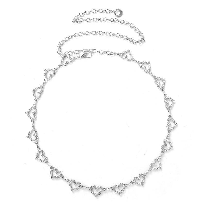 

Модна жіноча літня універсальна сукня зі стразами, джинси, пояс, універсальний темперамент срібний