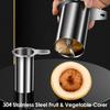 Stainless Steel Fruit Core Remover Fruit Corer Pepper Core Removal Tool Core Pit Remover Kitchen Gadget Red Bell Pepper Core
