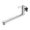 Sturdy Brass Materials Wall Mounted Cold Water Faucet Accessory for Kitchen and Bathroom Use with Extended Designs