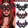 Schwarze Feder Vogel Schnabel Adler Halbgesichtsmaske Cosplay Tier Vogel Mund Leder Masken Halloween Karneval Party Kostüm Requisiten