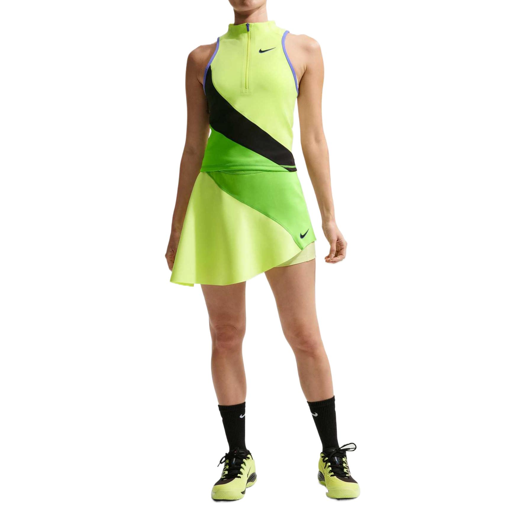 

Nike Court Slam High-Waisted Color Block Moisture-Wicking Quick-Dry Tennis Skirt Women skirts II3233-307 M