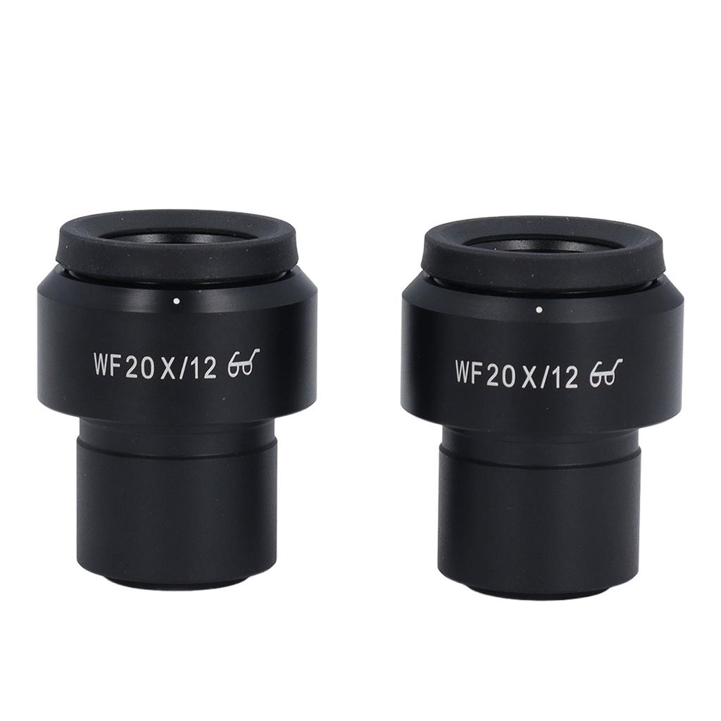 2 Stück Mikroskop-Okular WF20X Weitfeld Einstellbare Dioptrie Optisches Mikroskop-Okular mit 30mm