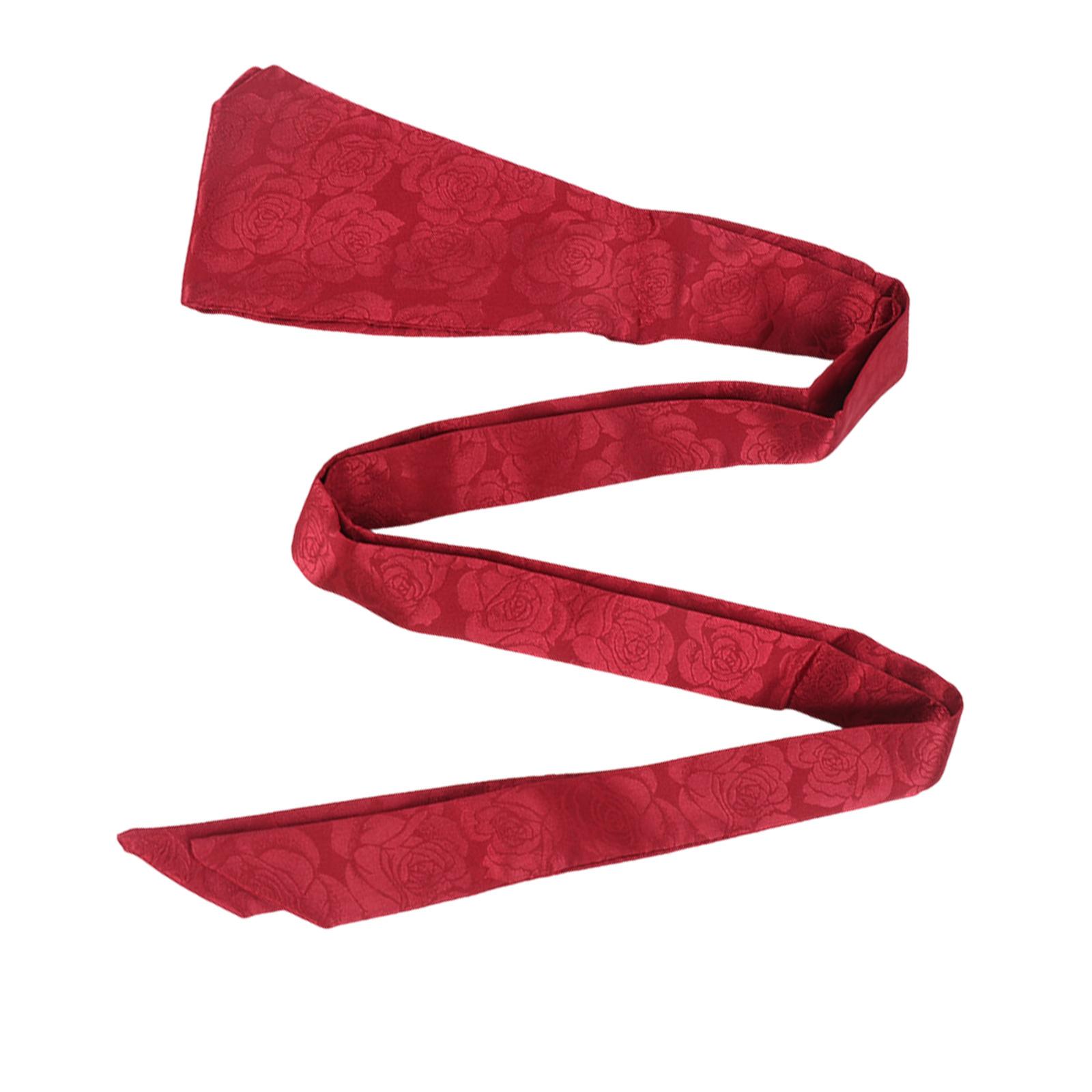 

Vintage Wide Waistband for Women Elegant Chinese Style Belt with Embroidery Flower for Ancient Clothing Mamianqun красный