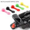 50Pcs Bike Brake Bleeder Rubber Caps Brake Bleed Nipple Cover Brake Screw Caps Hydraulic Brake Caliper Nipple Dust Cover
