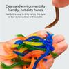 100Pcs Flexible Soft Fishing Lures Artificial Earthworms Baits Jigging Wobblers Soft Wobblers Lures Baits Enduring