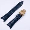 Cinturini per Patek Philippe Serie Nautilus 5711 5712 5980 Vera Pelle di Mucca Cinturino Impermeabile 25mm