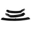 BMW 3 Series F30/F35 Front Lip Carbon Fiber Pattern Body Kit - Stylish Three-Section Front Diffuser.