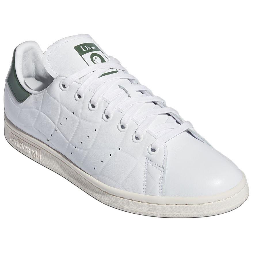 Dime x adidas Stan Smith Bianco Verde Ossido Sneakers Unisex Calzature-Bianco Verde Collegiale IG2044