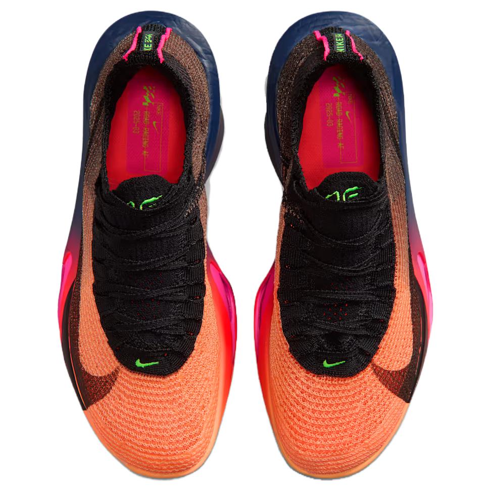 Nike Air Zoom Alphafly Next% 3 Prodyšné a pružné běžecké boty Dámské Černá Oranžová IO9559-800